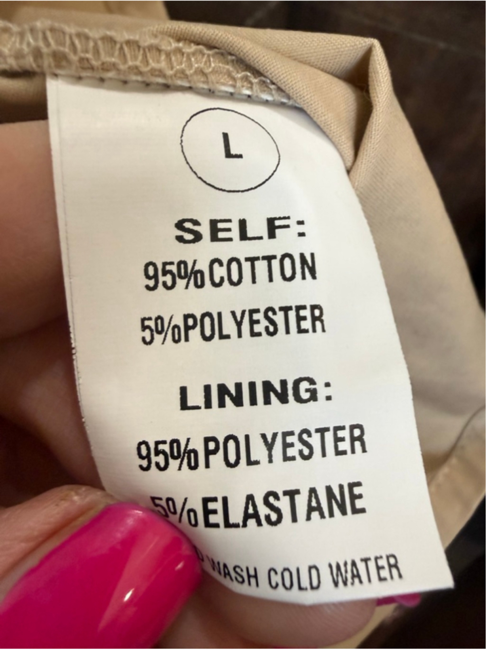 Women's Chicways Beige Embroidered Blouse L - Picture 6 of 9